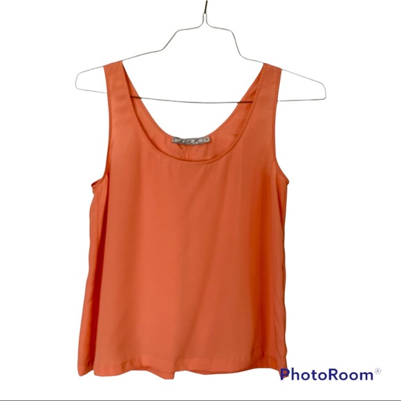 Orange/Peach Tank by Chloe K size small - Picture 1 of 4